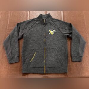 NHL Pittsburgh Penguins Men’s Full Zip Sweater Jacket - Size Medium